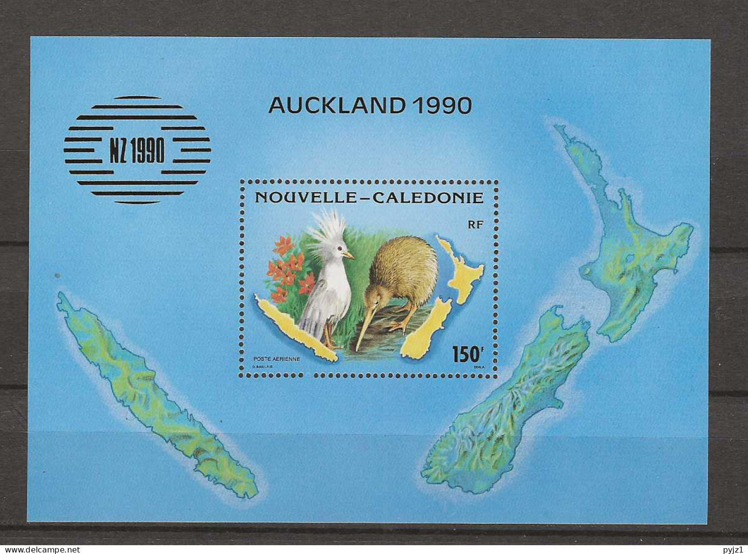 1992 MNH Nouvelle Caledonie Mi Block 10 Postfris** - Blocks & Kleinbögen