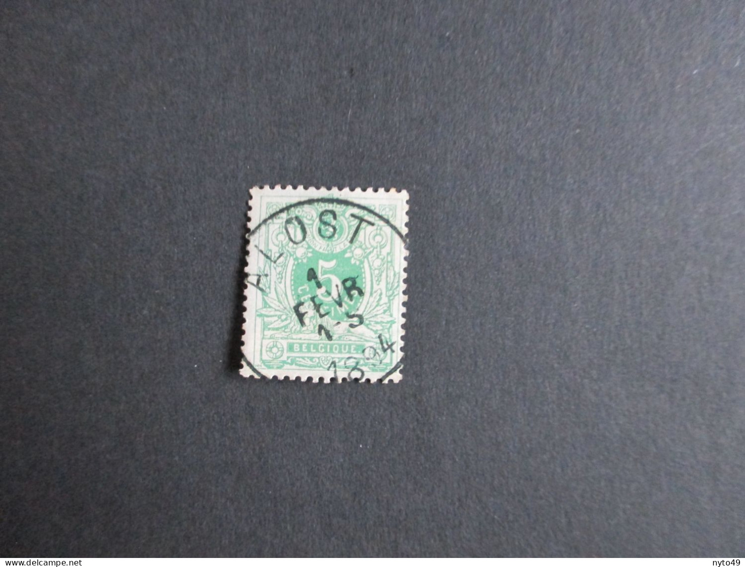 Nr 45 - Centrale Stempel Alost - 1869-1888 Liggende Leeuw