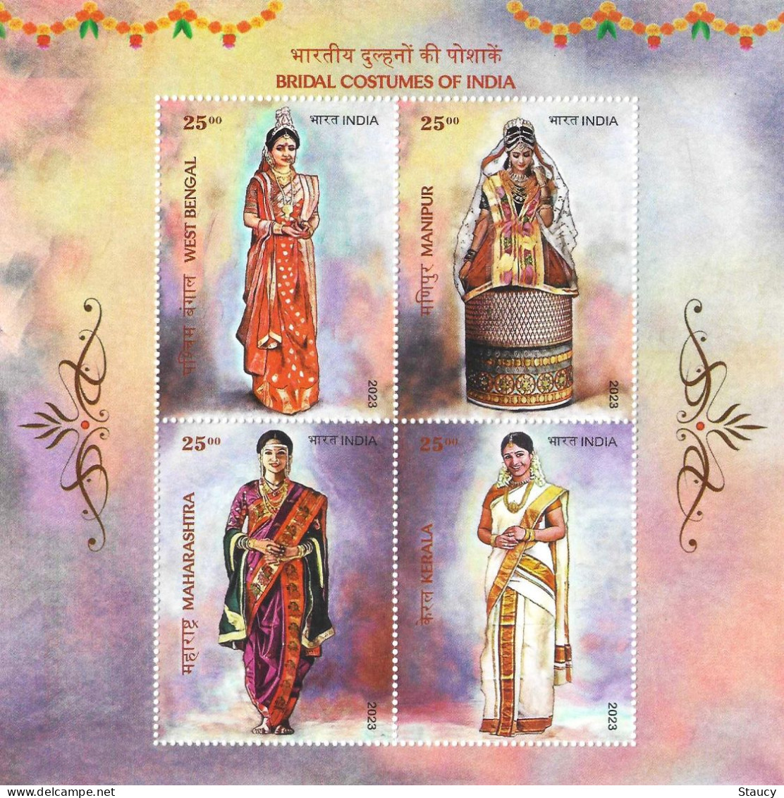 India 2023 Complete Year Collection Of 11 MS / SS MNH Year Pack As Per Scan RARE To Get - Verzamelingen & Reeksen
