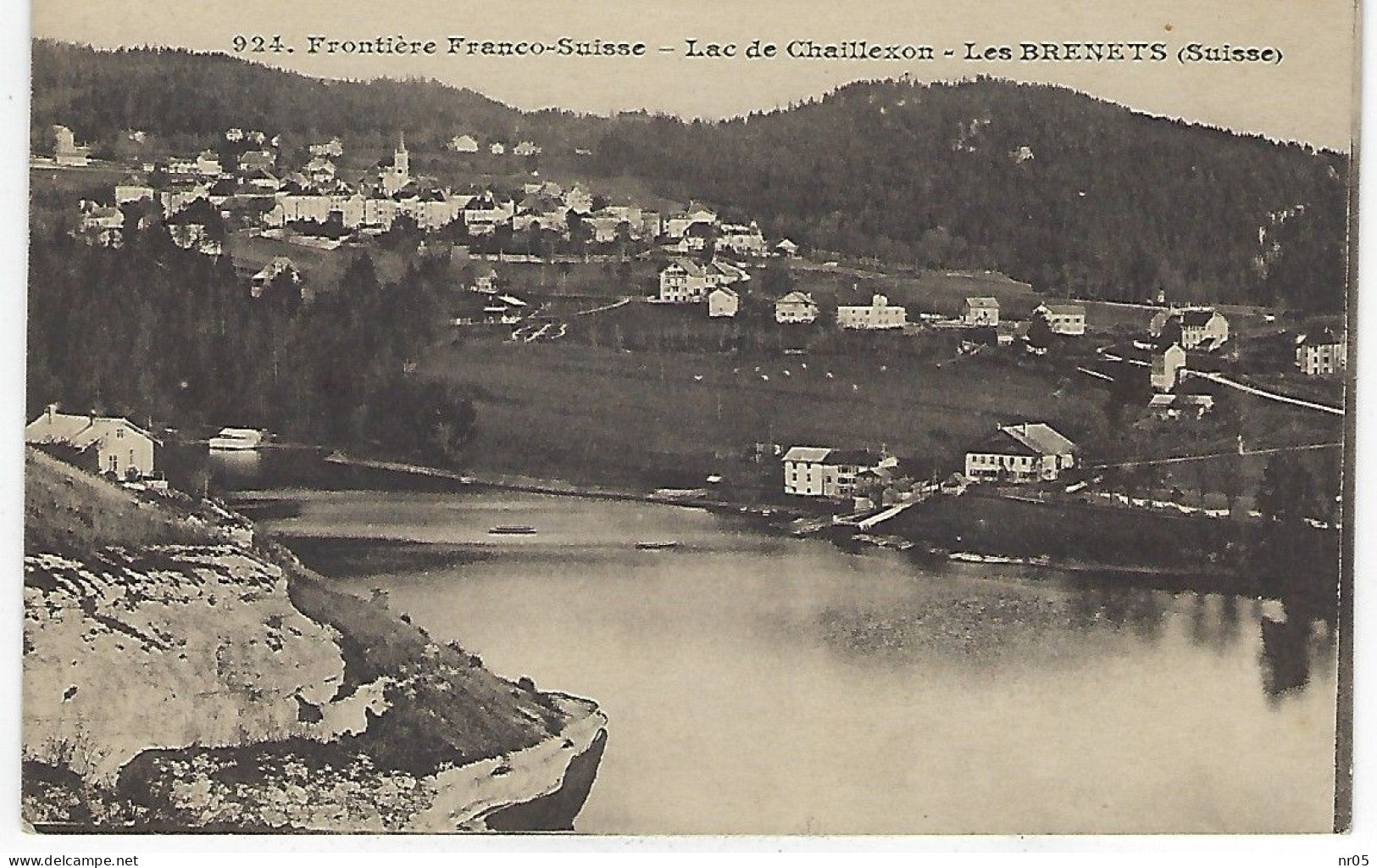 SUISSE -  Frontiere Franco-Suisse - Lac De Chaillexon - Les Brenets - Les Brenets