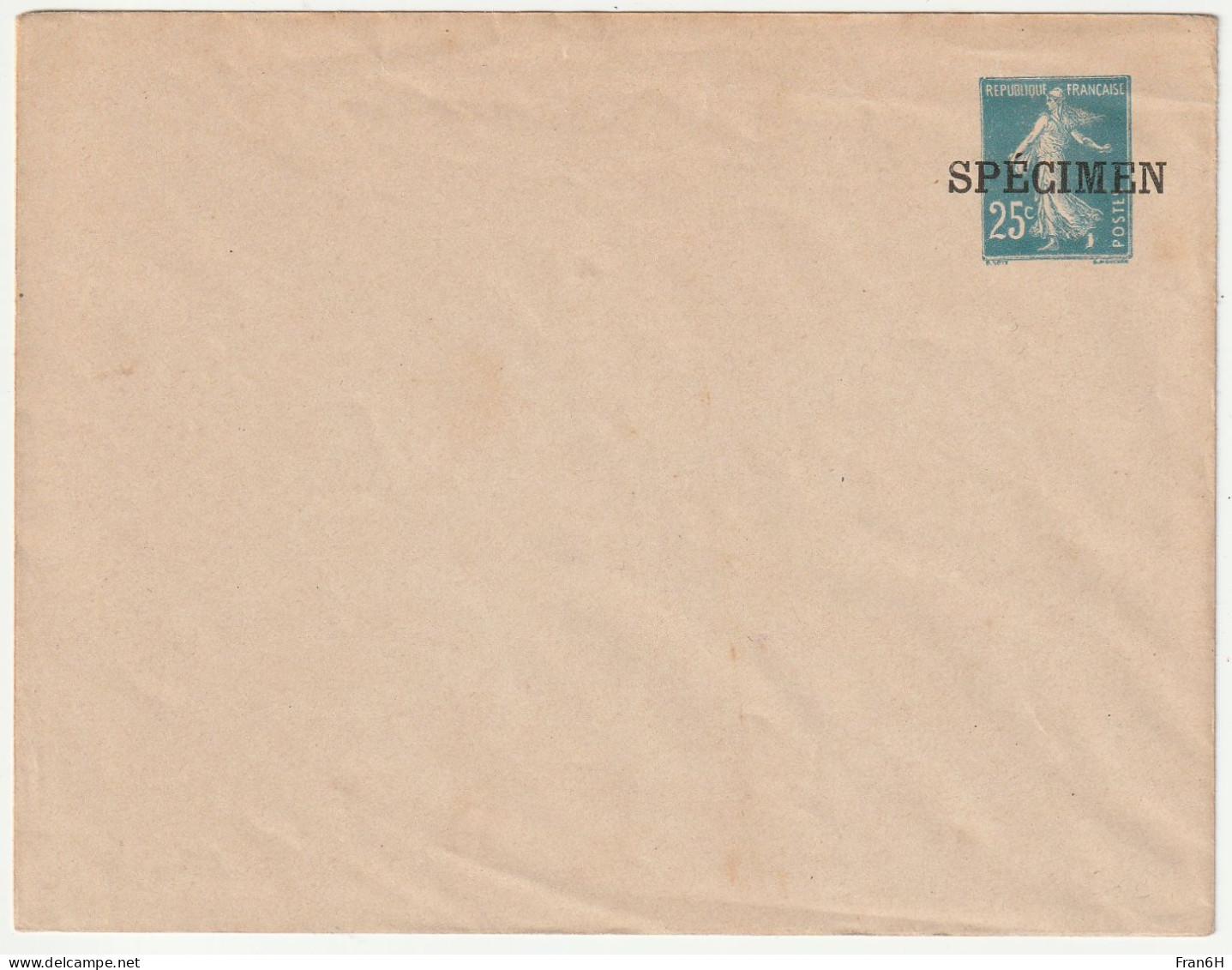 YT N° 140-E2a - Surcharge "SPECIMEN" - Cote 100,00 € - Overprinted Covers (before 1995)