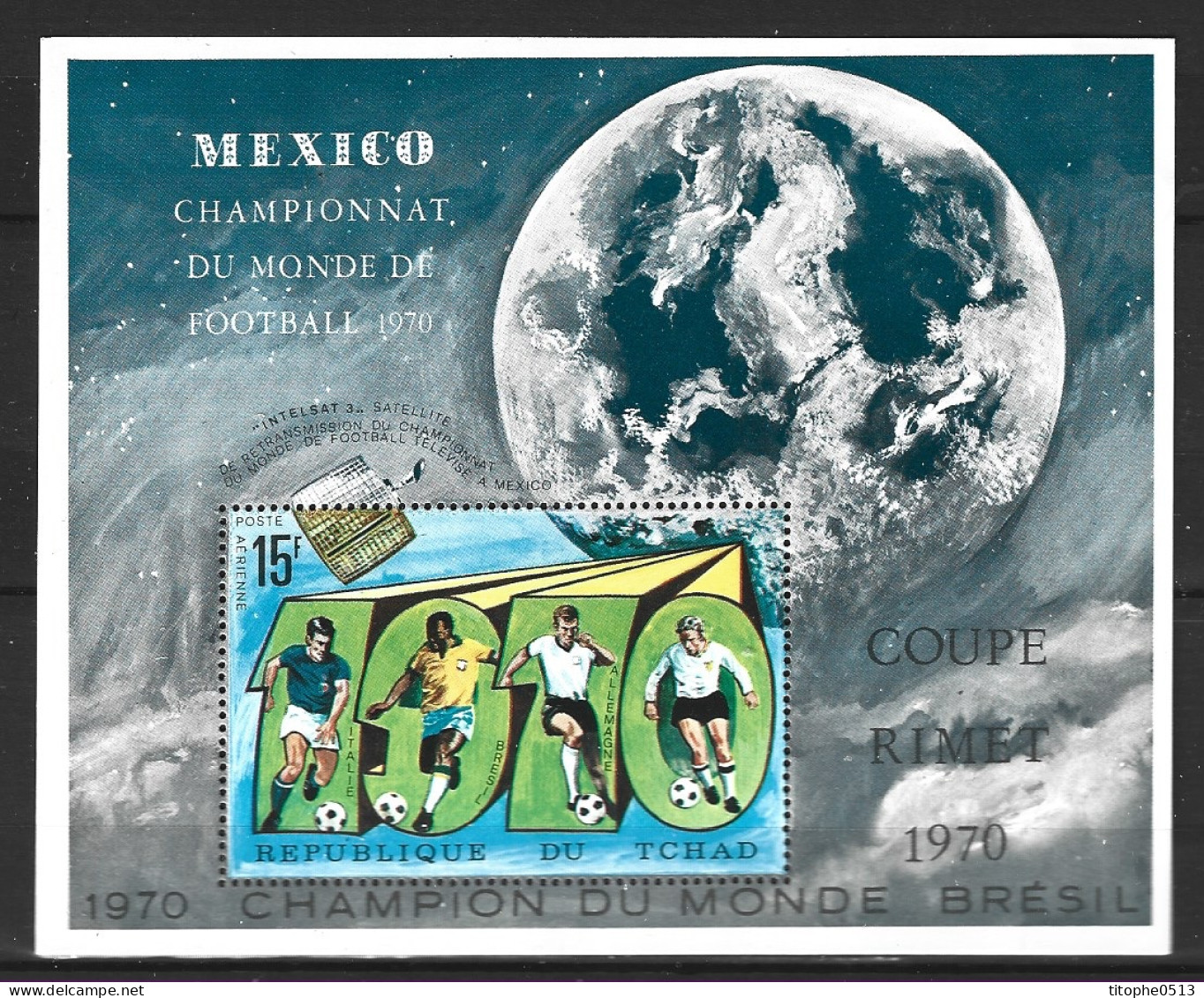 TCHAD. BF 5B De 1970. Brésil Vainqueur. - 1970 – Mexico