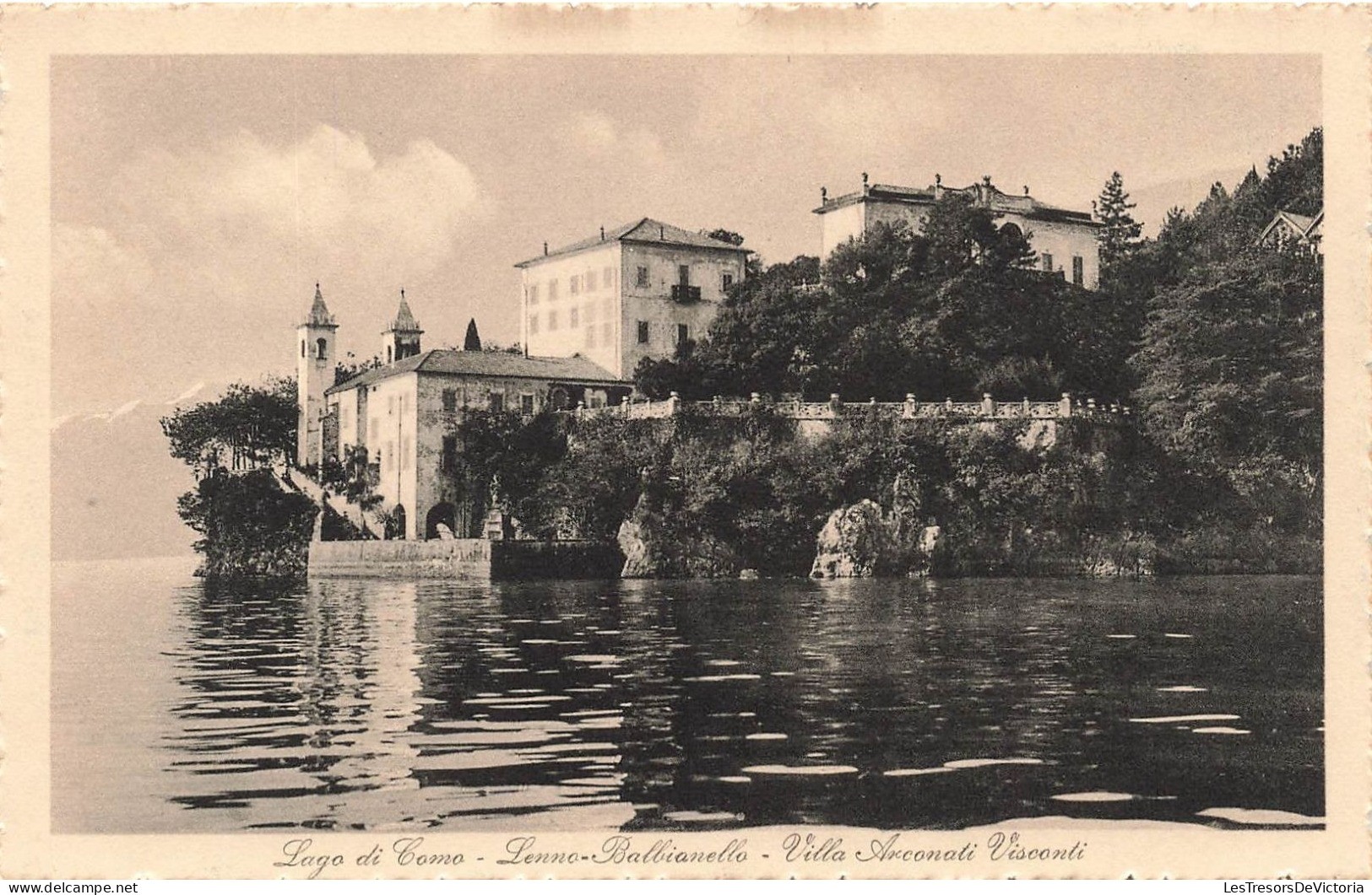 ITALIE - Lago Di Como - Lenno - Balbianello - Villa Arconati Visconti - Carte Postale Ancienne - Como