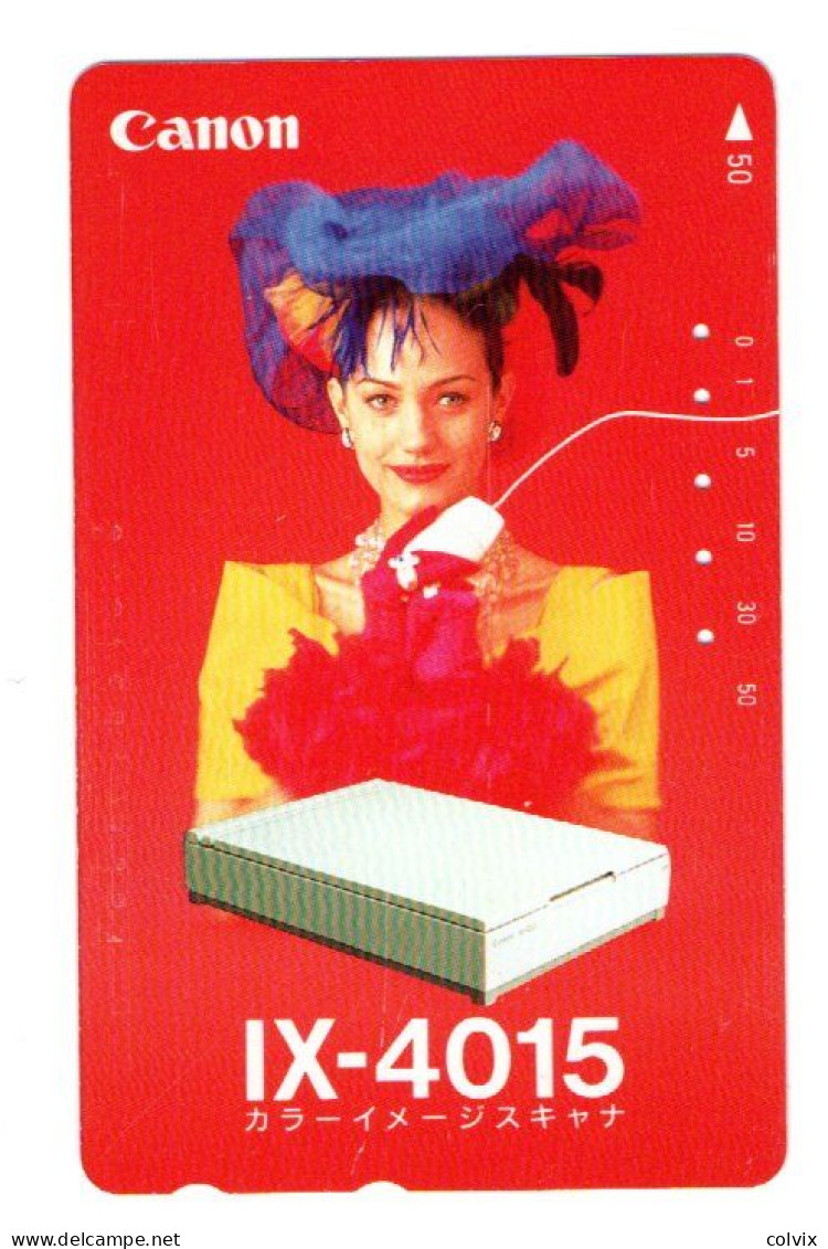 TELECARTE JAPON CANON FEMME - Publicité