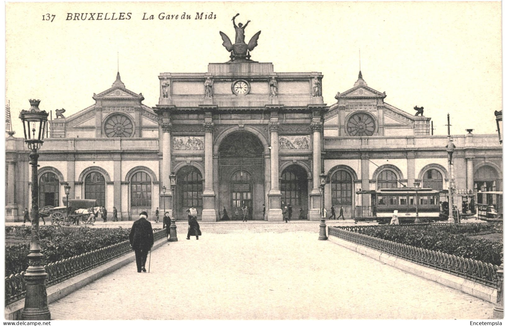 CPA Carte Postale Belgique Bruxelles Gare Du Midi   VM75979 - Chemins De Fer, Gares