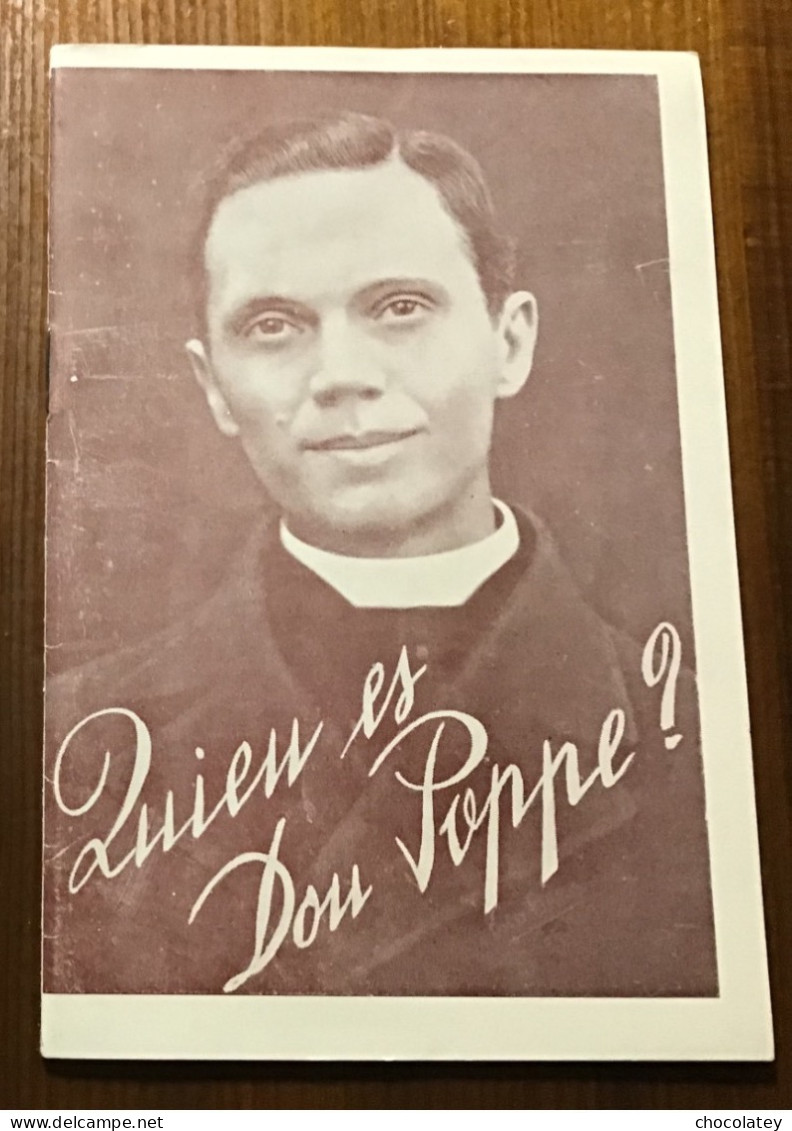 Quien Es On Poppe ? 1949 Priester Poppe - Libros Antiguos Y De Colección