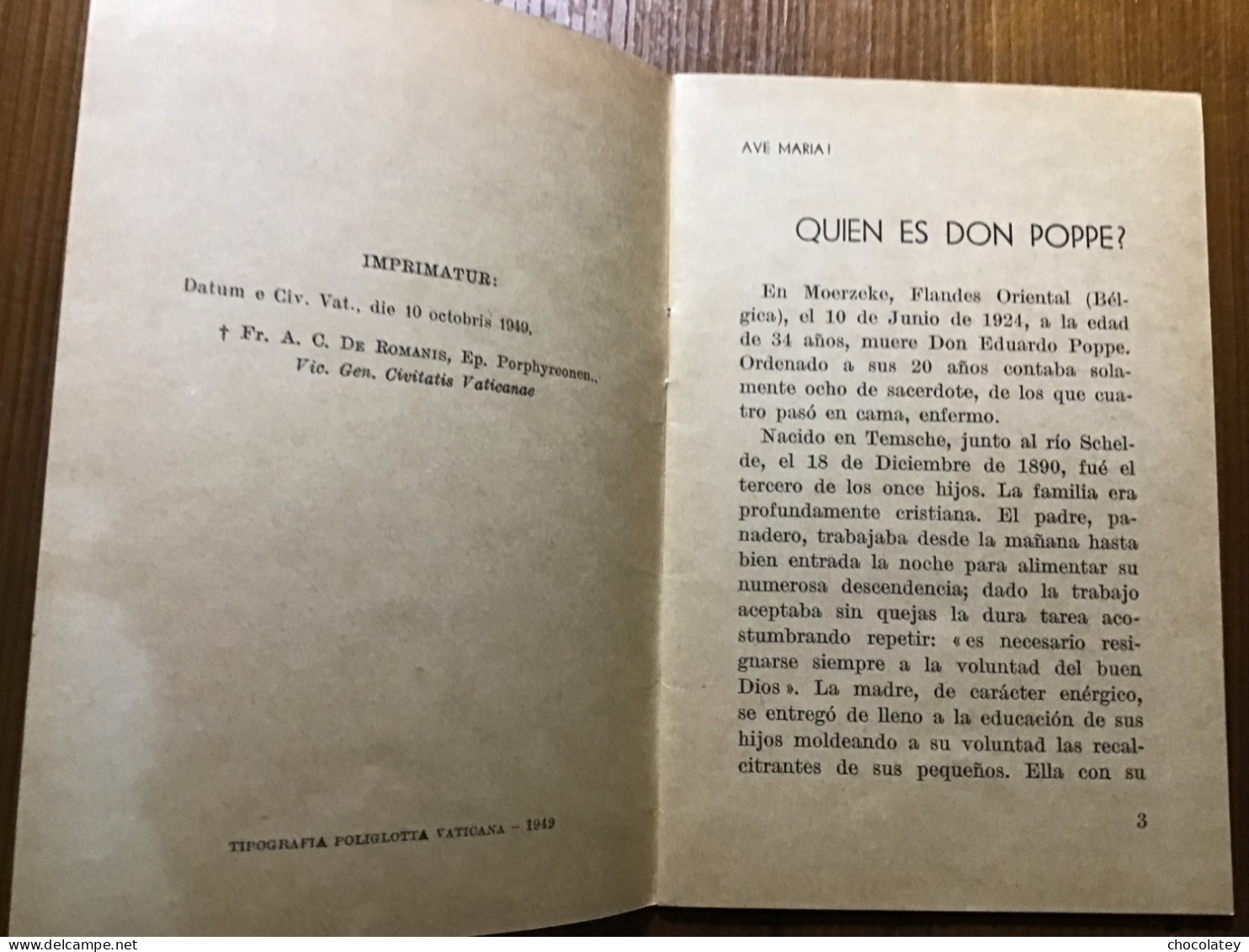 Quien Es On Poppe ? 1949 Priester Poppe - Livres Anciens