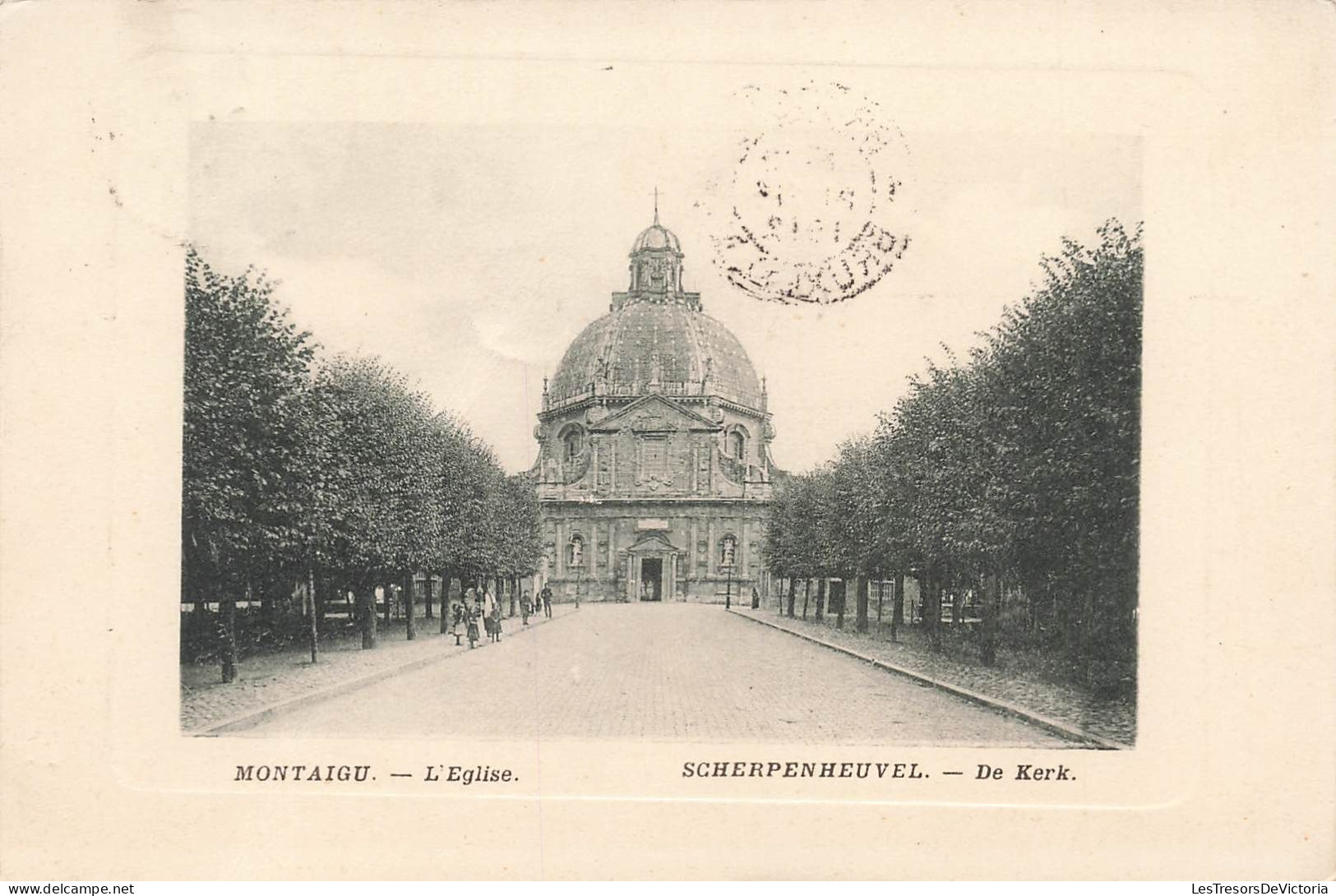 BELGIQUE - Montaigu - L'église - Carte Postale Ancienne - Leuven