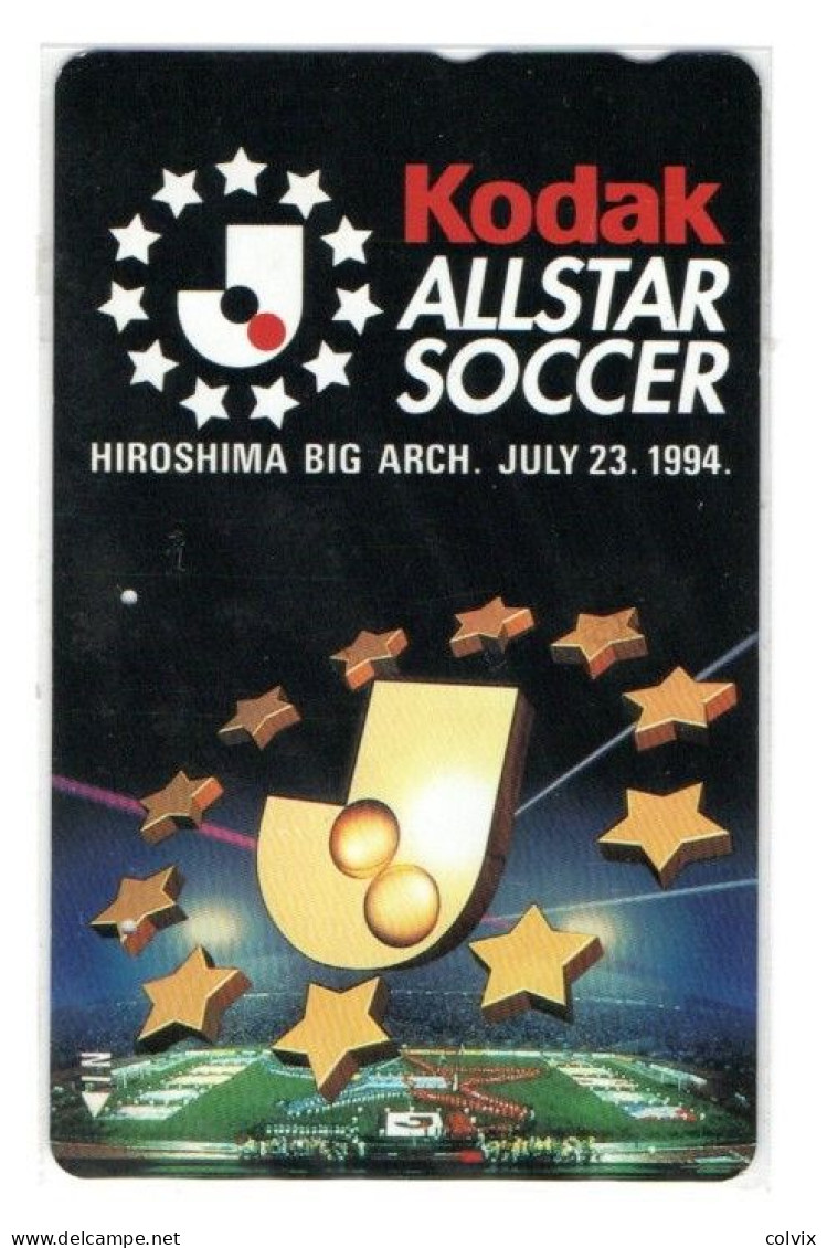 TELECARTE JAPON KODAK ALLSTAR SOCCER 1994 - Werbung