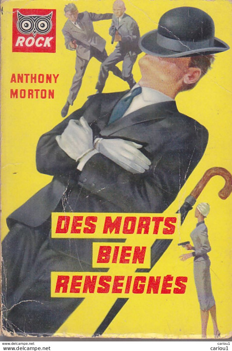 C1 Anthony Morton ROCK - DES MORTS BIEN RENSEIGNES Couverture BENVENUTI Port Inclus France - Ditis - La Chouette