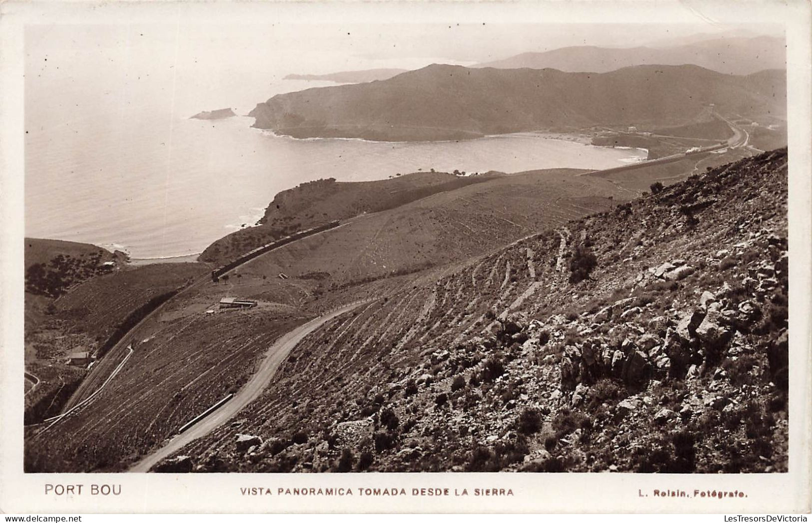 ESPAGNE - Port Bou - Vista Panoramica Tomada Desde La Sierra - Carte Postale Ancienne - Gerona