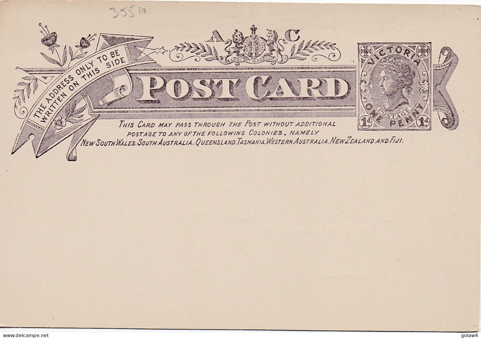 35510# VICTORIA COMMONWEALTH ONE PEOPLE EMPIRE DESTINY CARTE POSTALE ENTIER POSTAL POST CARD GANZSACHE STATIONERY - Covers & Documents