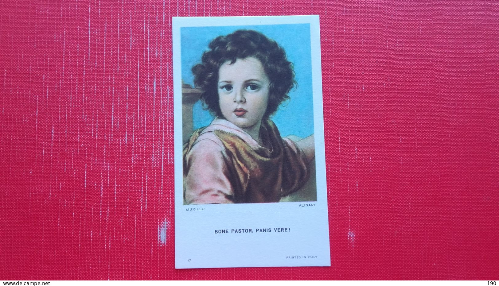 Tomazin Janez,posvecen V Trzicu (Tržič).Murillo:bone Pastor,panis Vere! - Devotion Images
