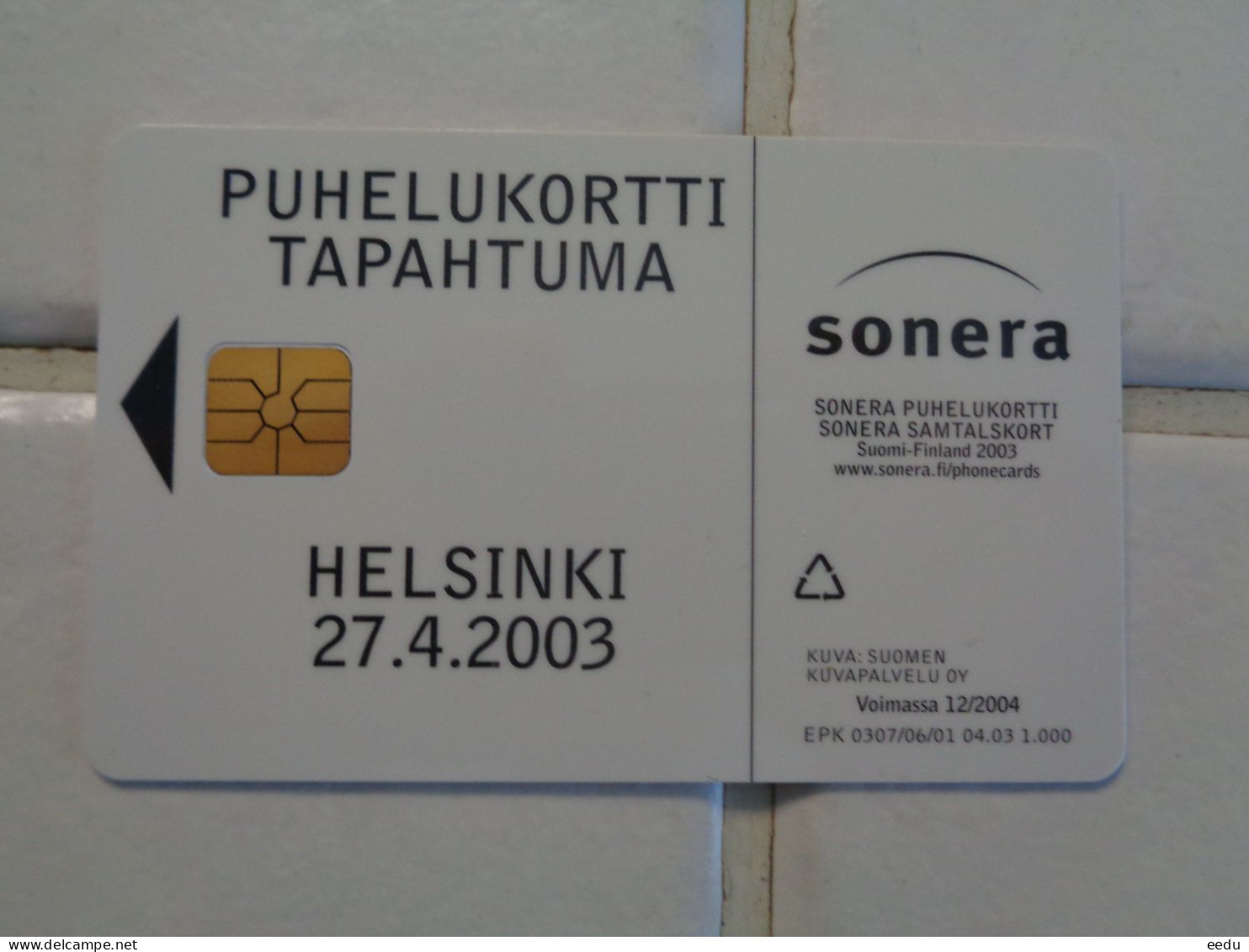 Finland Phonecard Sonera P69 Helsinki - Finlande