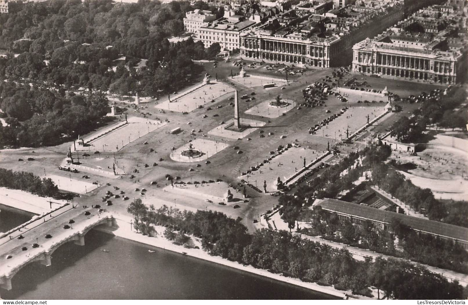 FRANCE - Paris - Vue Aérienne - La Place De La Concorde - Carte Postale Ancienne - Panoramic Views