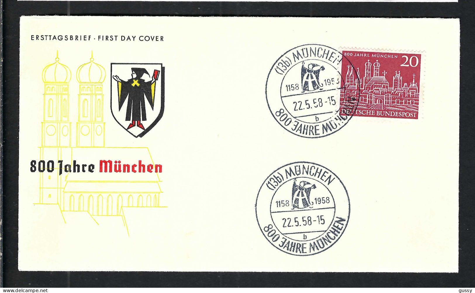 ALLEMAGNE Ca.1958: FDC - 1948-1960