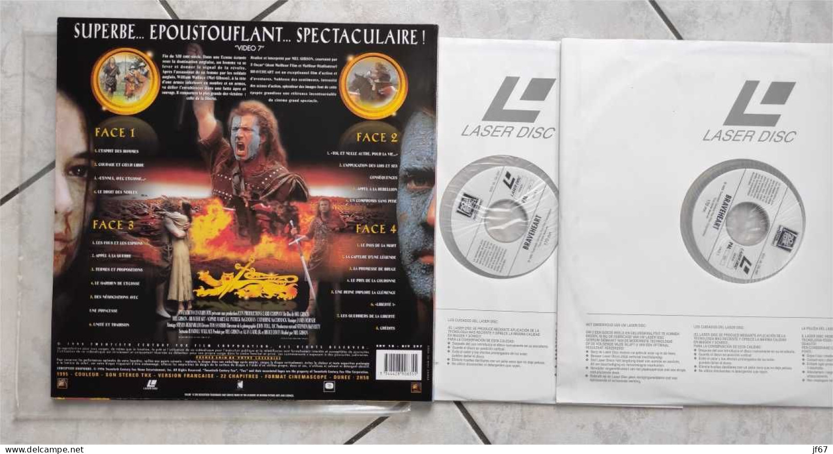 Braveheart (double Laserdisc / LD) - Other Formats