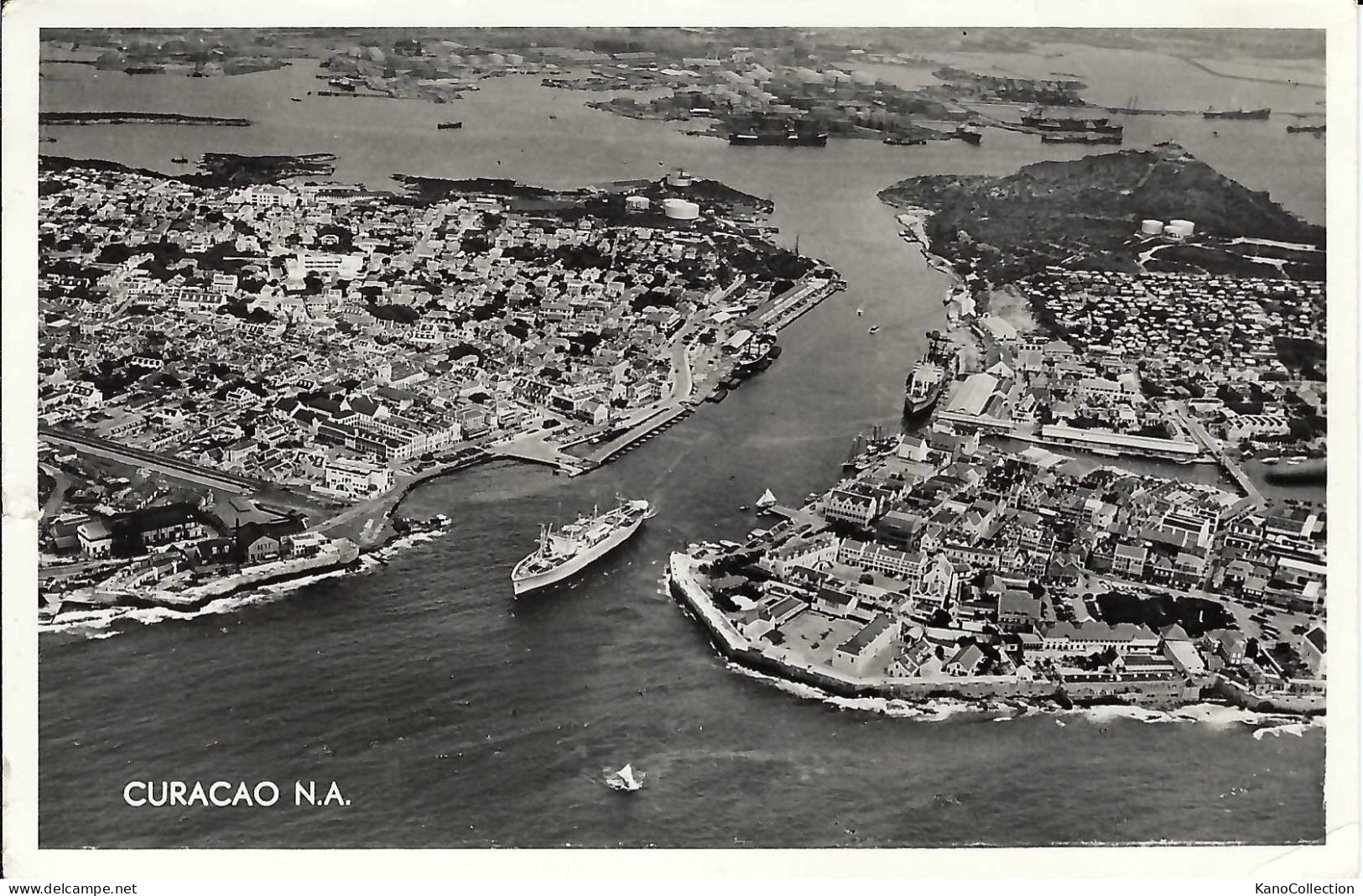 Curacao N.A., Hafen, Gelaufen 1957 - Curaçao