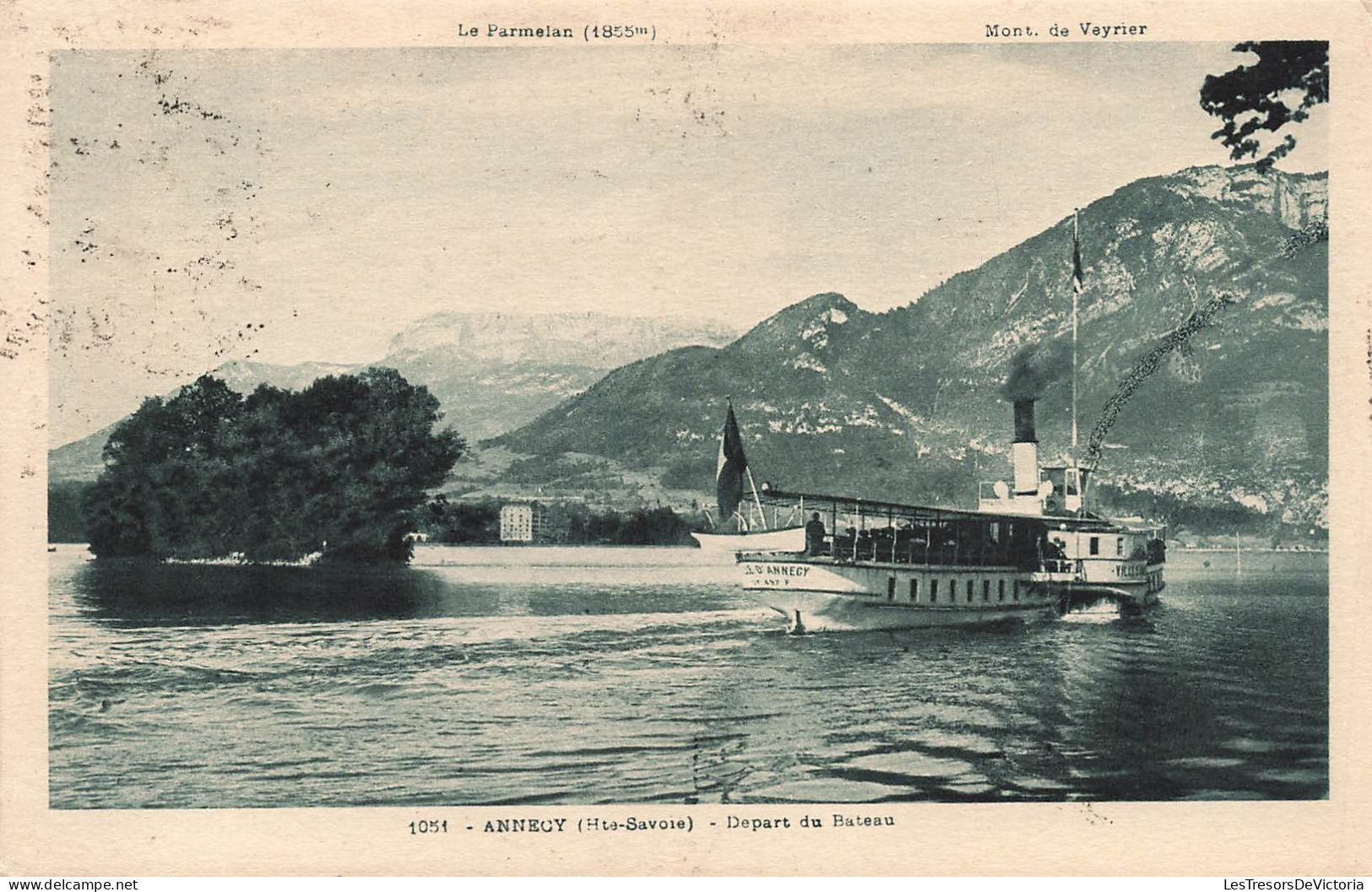 FRANCE - Annecy - Départ Du Bateau - Carte Postale Ancienne - Annecy