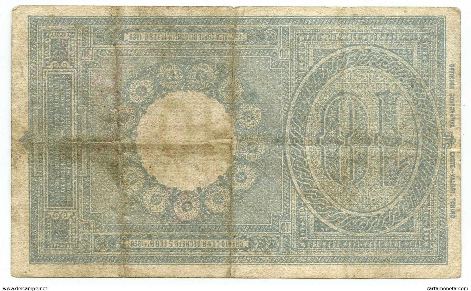 10 LIRE FALSO D'EPOCA BIGLIETTO DI STATO EFFIGE UMBERTO I 02/09/1914 BB - [ 8] Specimen