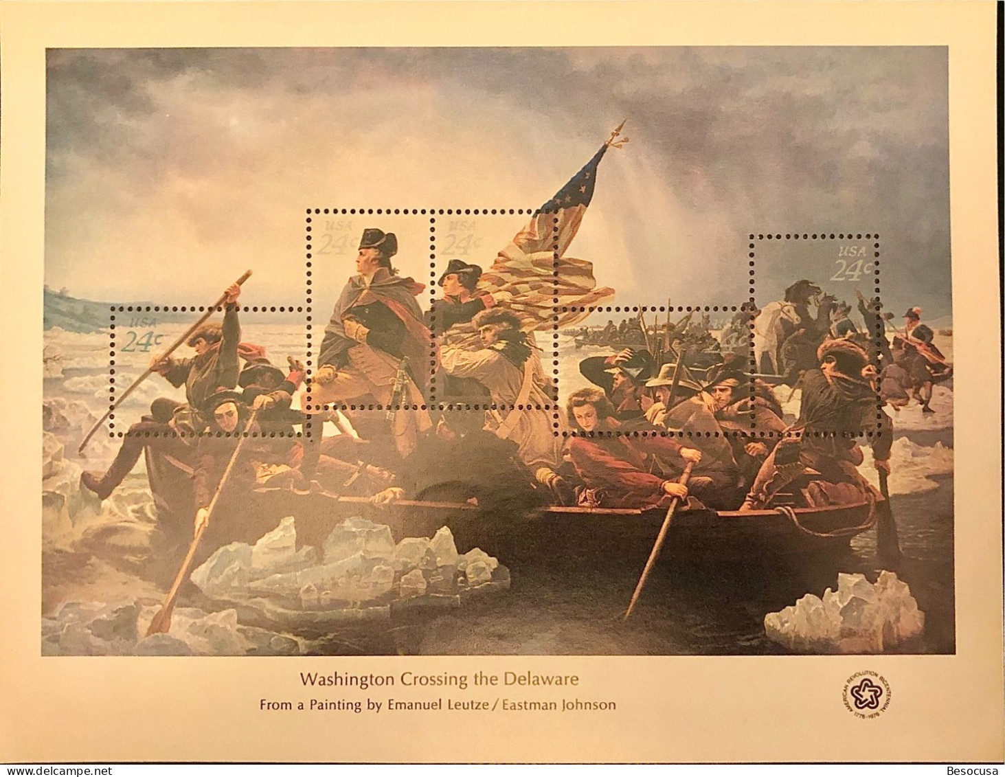 USA 1976  Washington Crossing The Delaware MNH - Unused Stamps