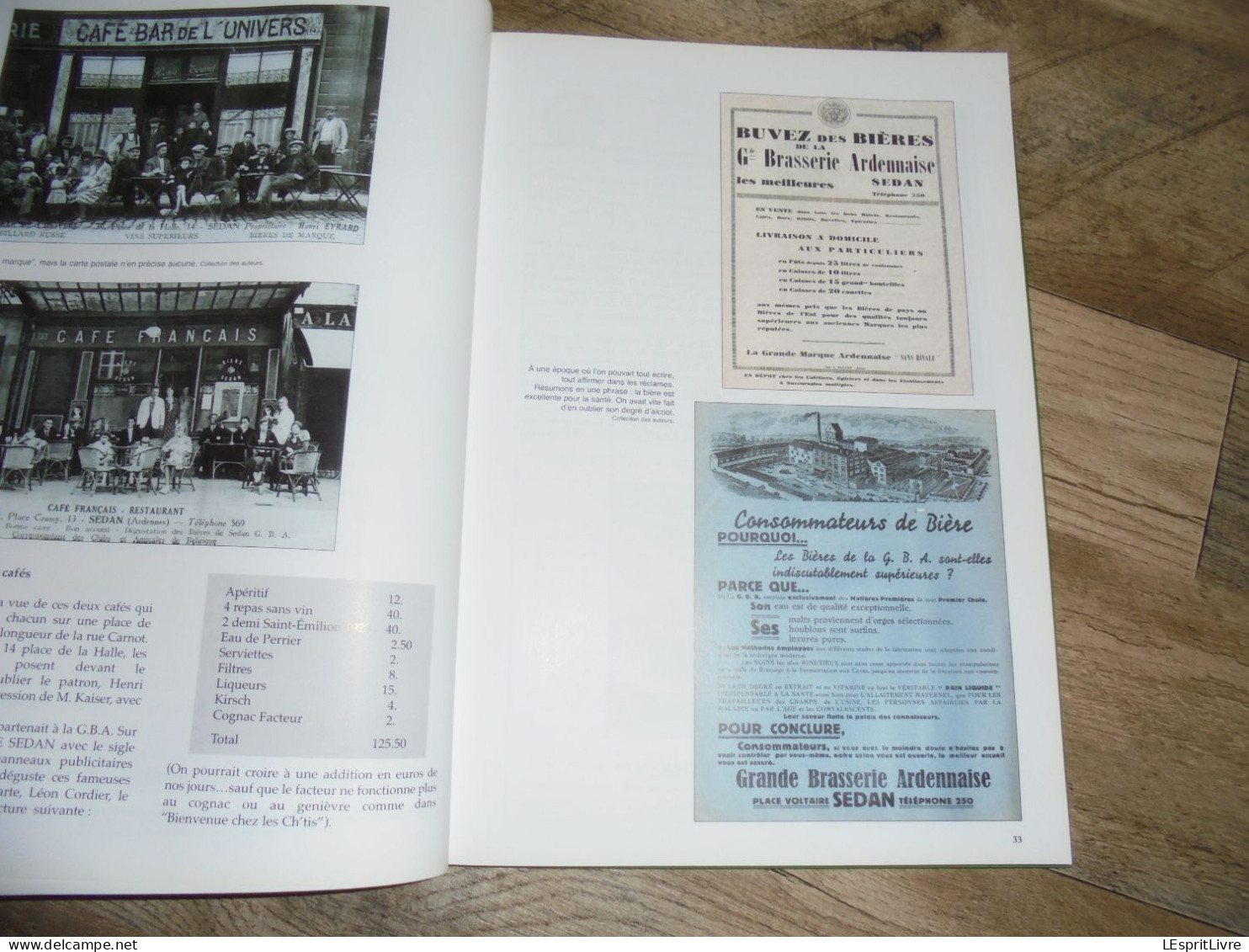 LA GRANDE BRASSERIE ARDENNAISE 1921 1979 Régionalisme Ardennes Brasseries Bière Sedan Café Brasseur Bières