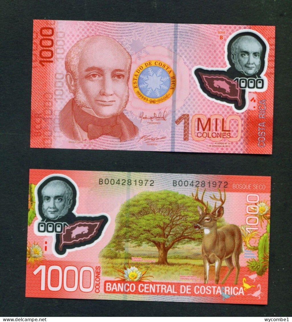 COSTA RICA - 2013 1000 Colones UNC Banknote - Costa Rica