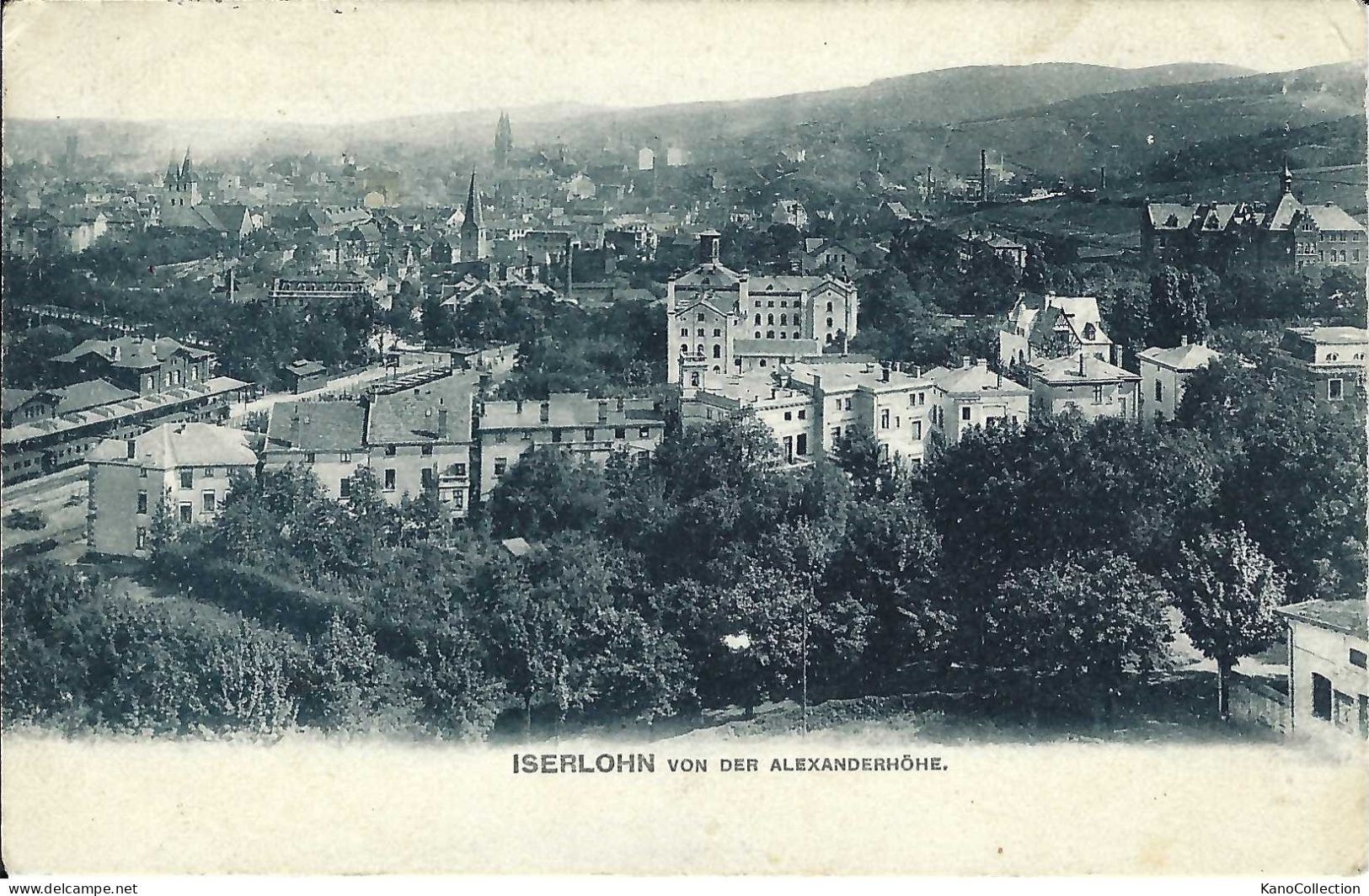 Iserlohn Von Der Alexanderhöhe, Gelaufen 1907 - Iserlohn