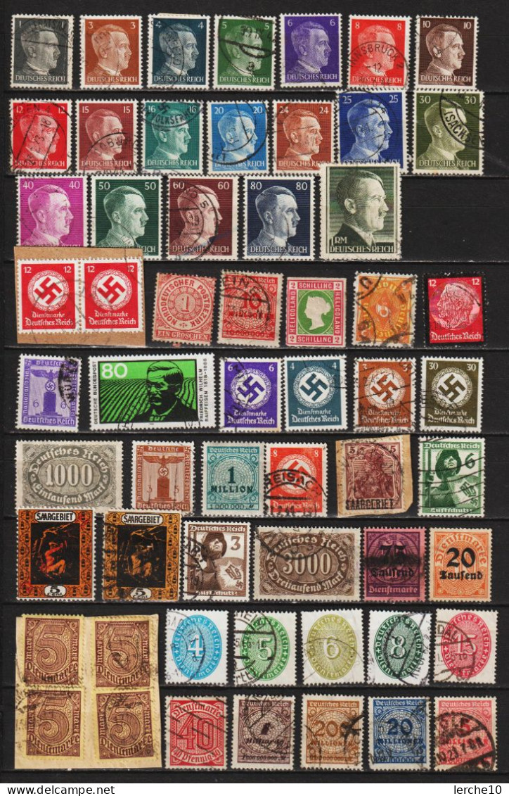 Deutsches Reich - Allemagne - Germany  (0193) - Mezclas (max 999 Sellos)