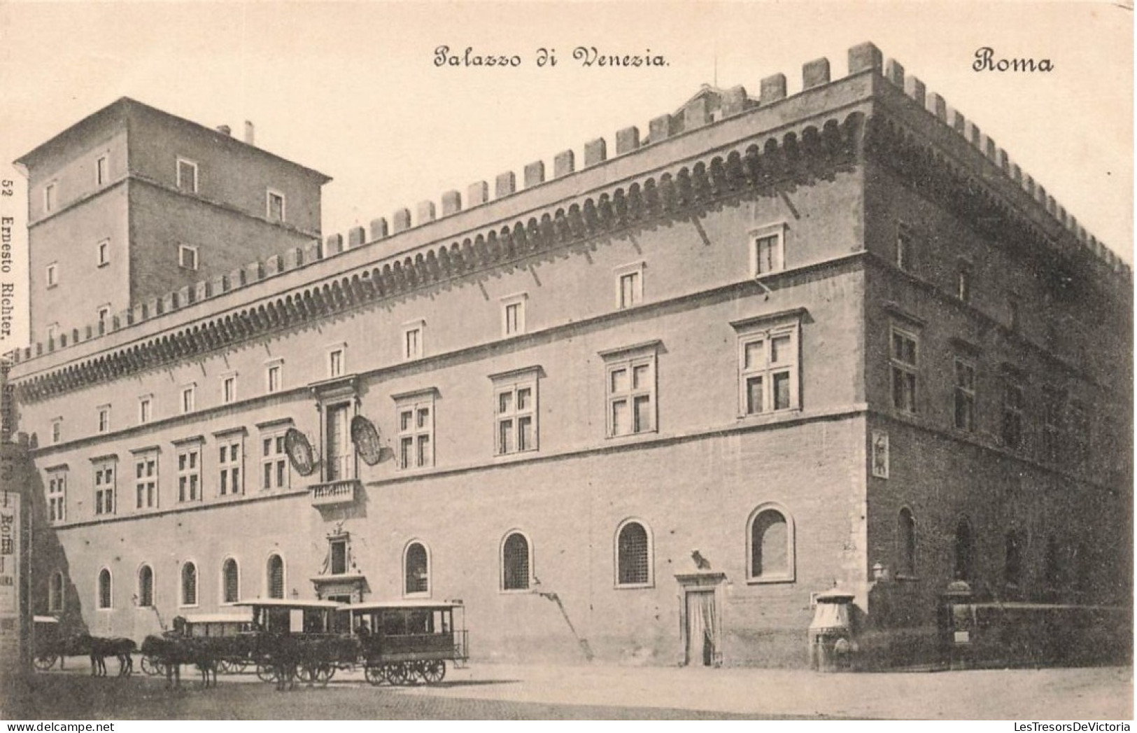 ITALIE - Roma - Palazzo Di Venesia - Dos Non Divisé - Carte Postale Ancienne - Other Monuments & Buildings