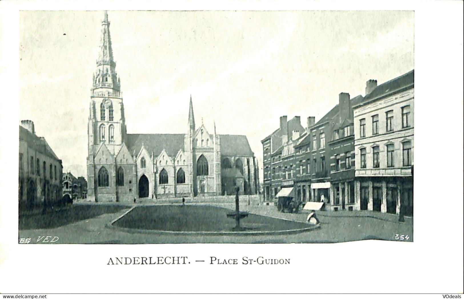 Belgique - Brussel - Bruxelles - Anderlecht - Place St-Guidon - Anderlecht