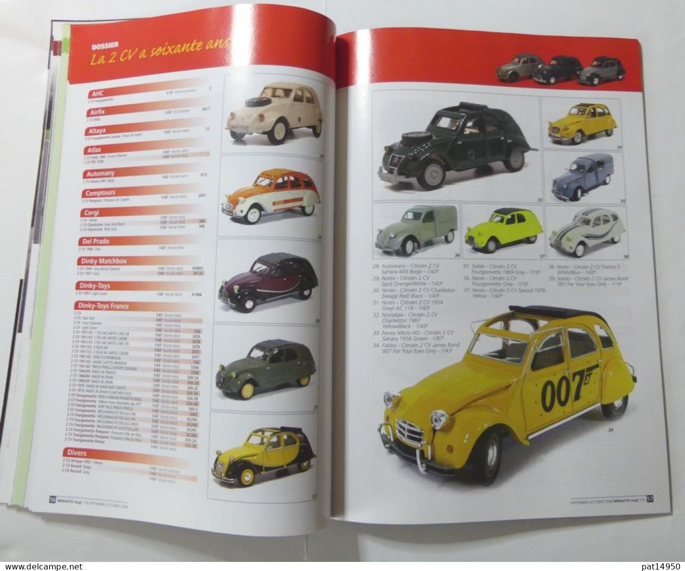 PAT14950 LE MAGAZINE DE LA VOITURE MINIATURE DE COLLECTION MINAUTO MAG N°4 SEPTEMBRE OCTOBRE 2008 - Riviste