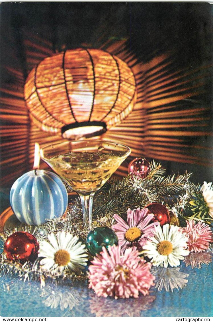 Flowers And Plants Postcard Romania Christmas Candle Flowers - Heilpflanzen