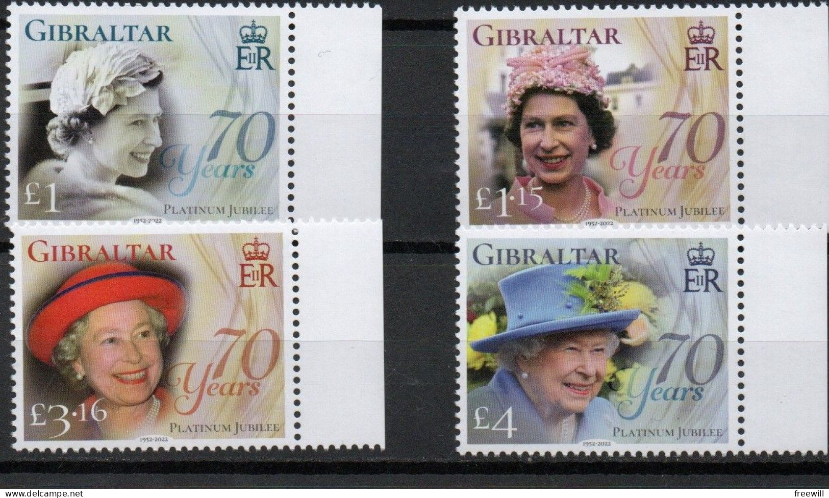 Gibraltar Platinum Jubilee Of The Queen Elisabeth II 2022 XXX - Gibraltar