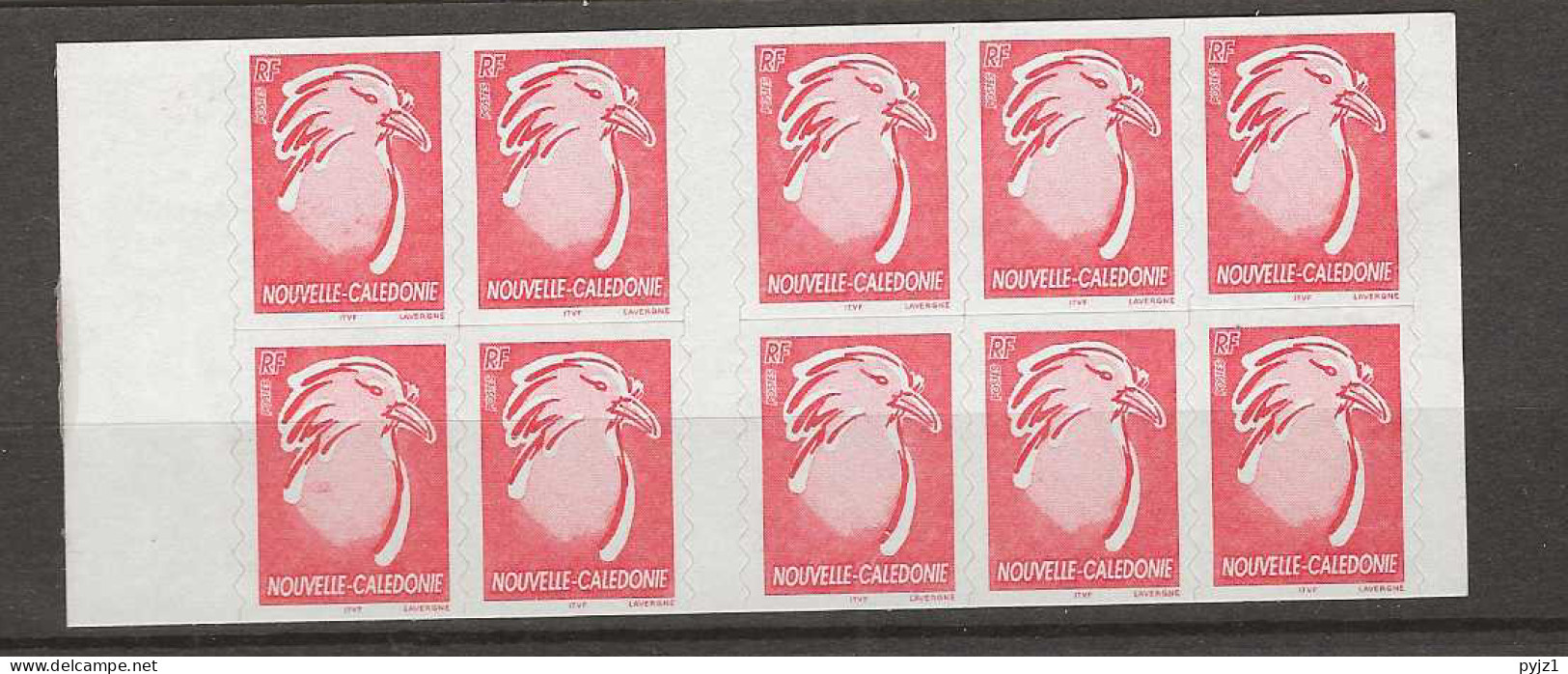 2002 MNH Nouvelle Caledonie Mi 1296-I Carnet - Booklets