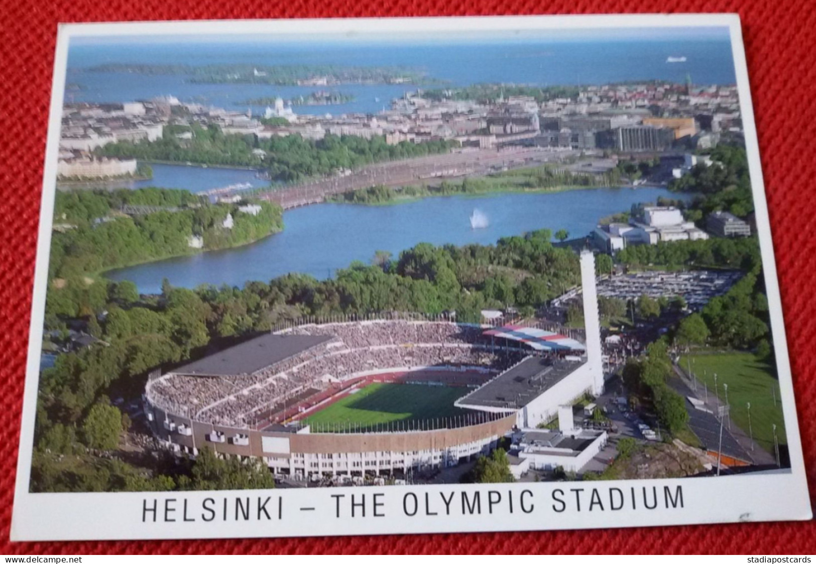 Helsinki Olympic Stadium Cartolina Stadio Postcard Stadion AK Carte Postale Stade Estadio Olympia - Calcio