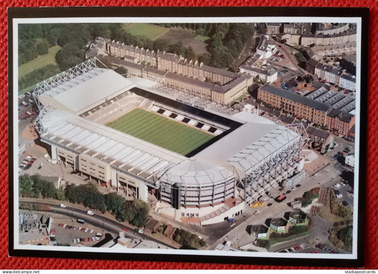 Newcastle United St. James Park Stadium Cartolina Stadio Postcard Stadion AK Carte Postale Stade Estadio - Calcio