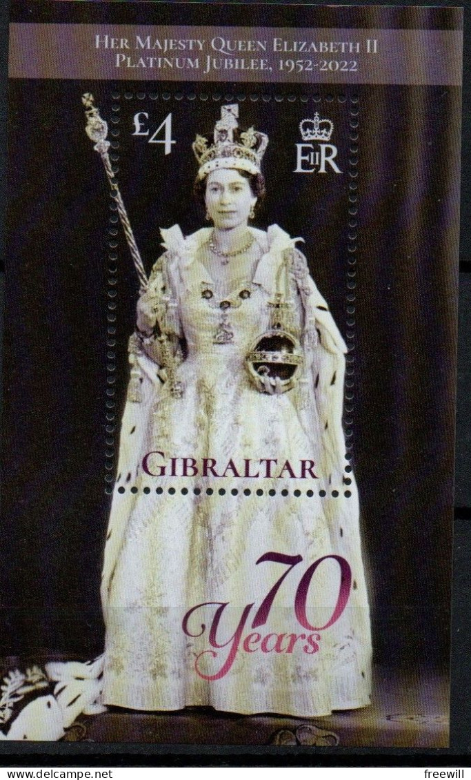 Gibraltar Platinum Jubilee Of The Queen Elisabeth II 2022 XXX - Gibraltar