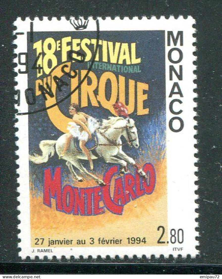 MONACO- Y&T N°1923- Oblitéré - Gebraucht