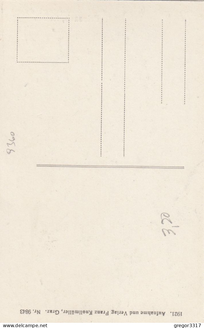 E2460) FRIESACH - Kärnten - Wunderschöne Ansicht Mit Häusern U. Kirche Durch Die Stadt Gesehen ALT 1921 - Friesach