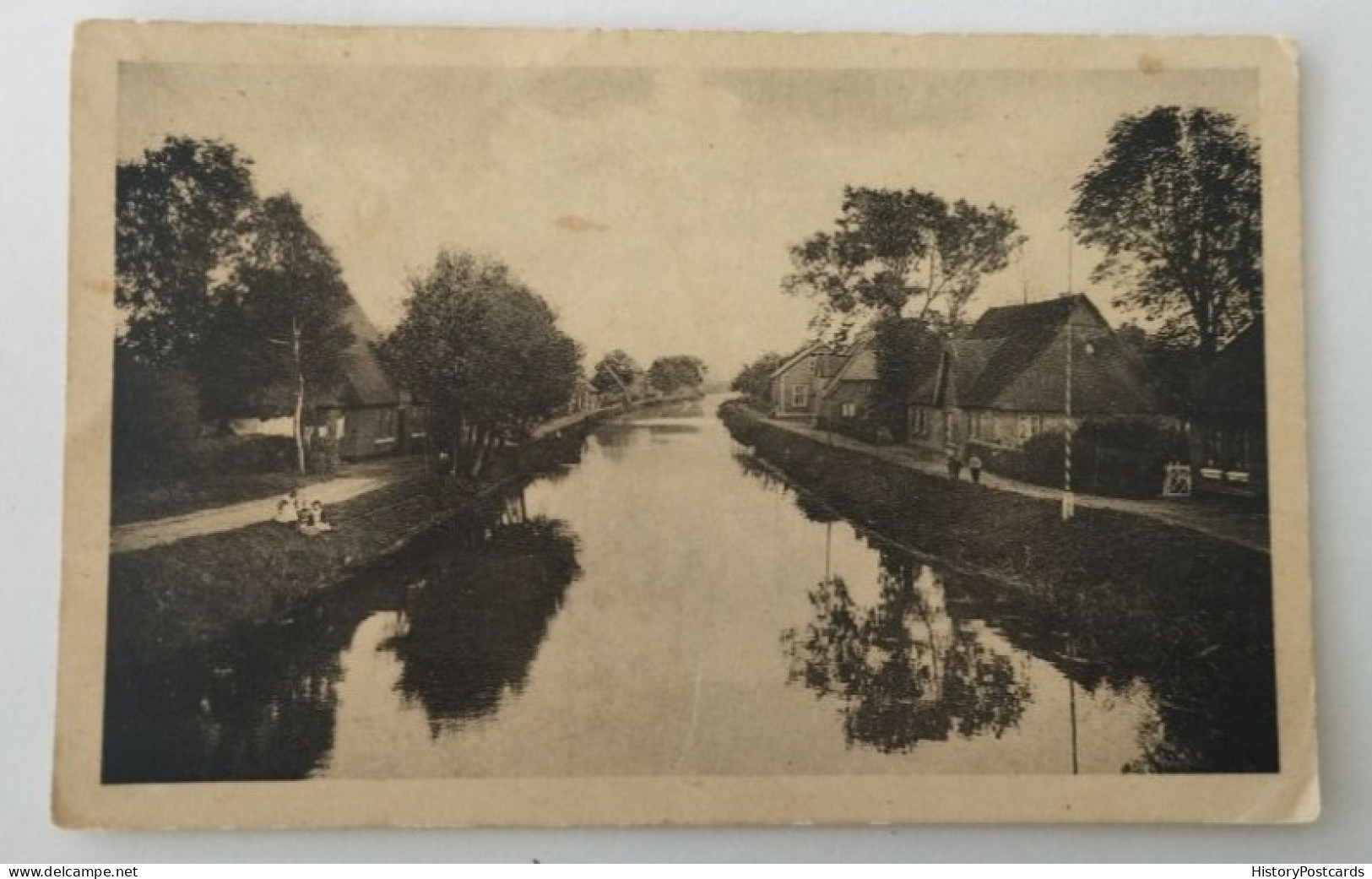 Kudensee, Häuser Am Wasser, Aus Der Marsch, 1910 - Brunsbüttel