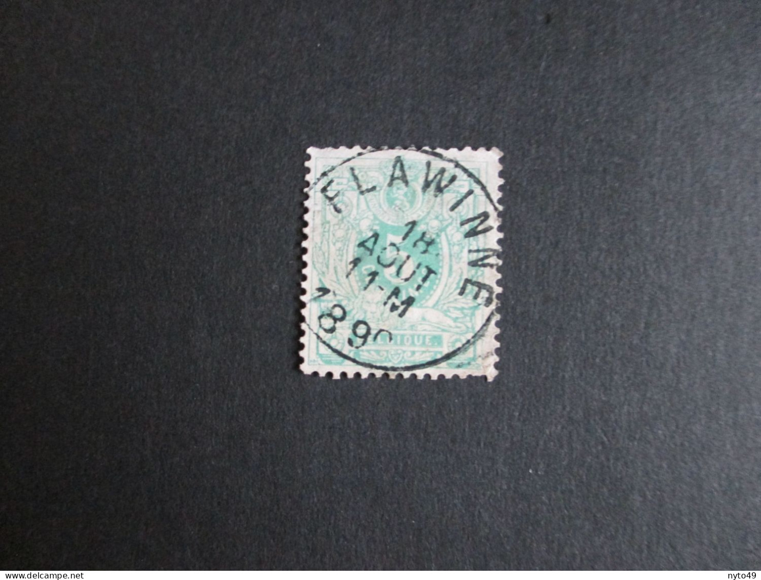 Nr 45 - Centrale Stempel Flawinne - 1869-1888 Liggende Leeuw