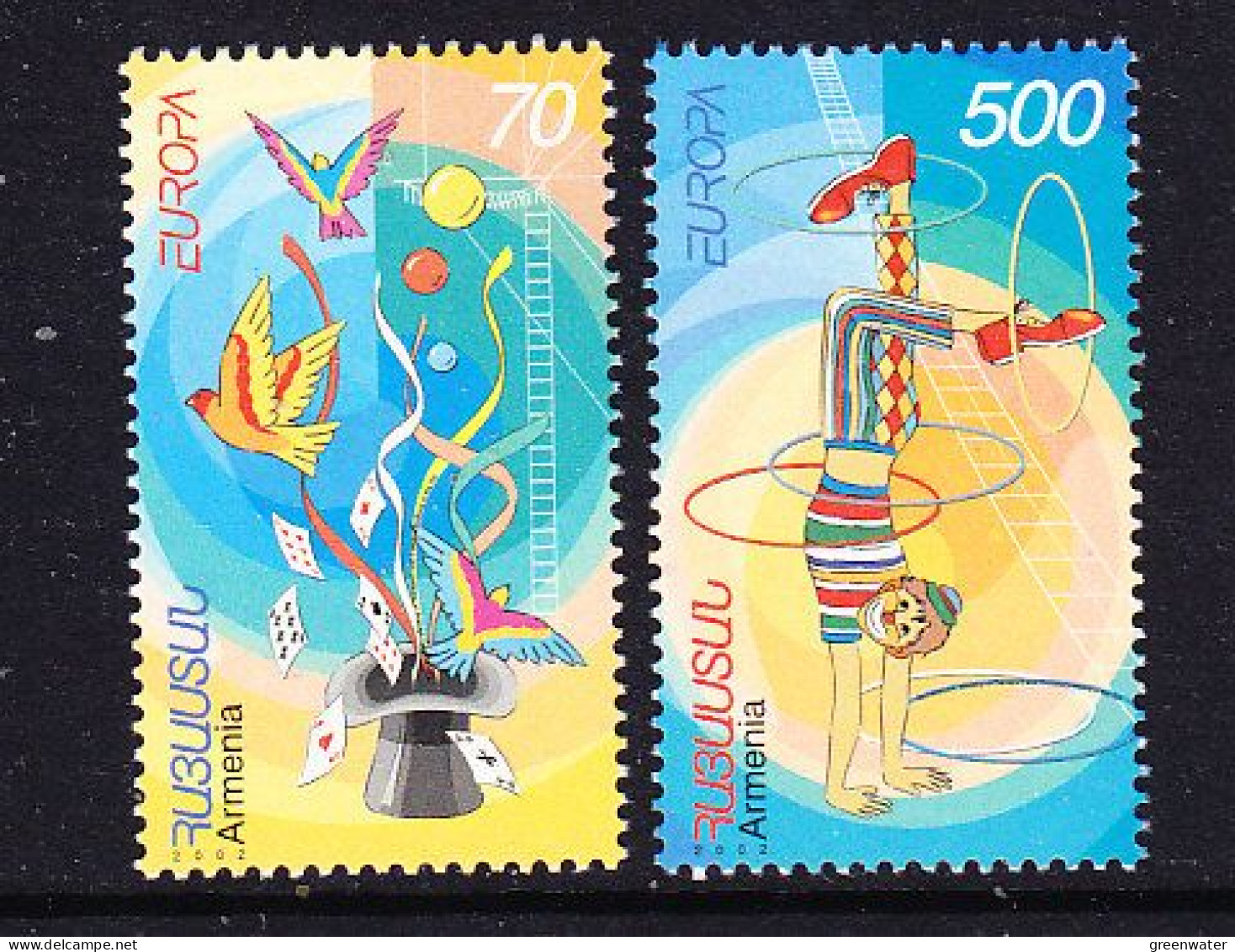 Europa Cept 2002 Armenia 2v  **  Mnh (59150) ROCK BOTTOM - 2002