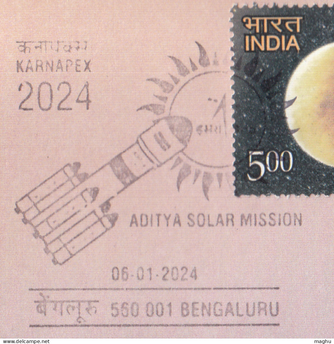 'ADITYA-L1- First Solar Mission' Bharat, ISRO Space Project, Sun Exploration, Science, Solar Dynamics Astronomy 2024  - Asie