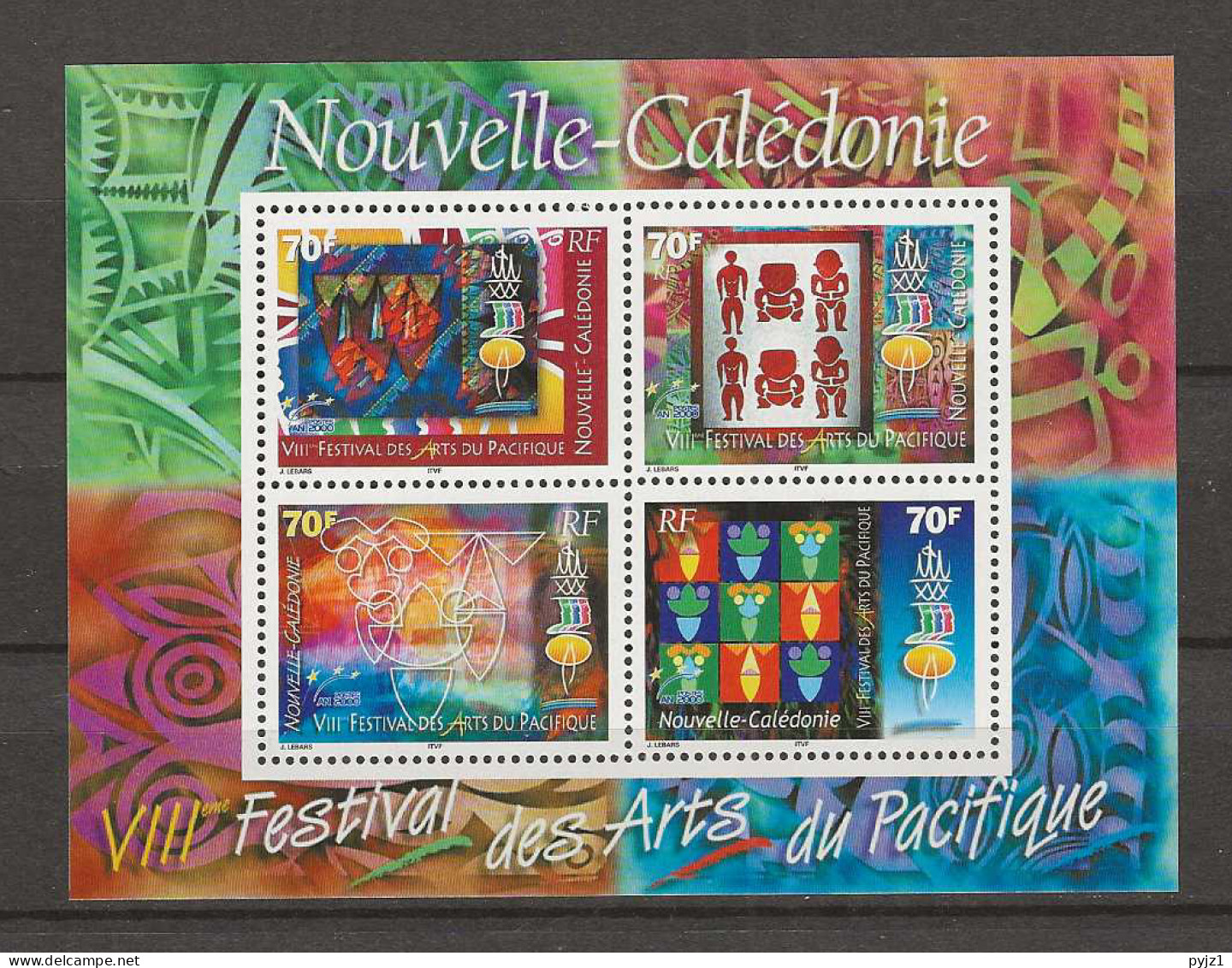 2000 MNH Nouvelle Caledonie Mi Block 25 Postfris** - Blocks & Sheetlets