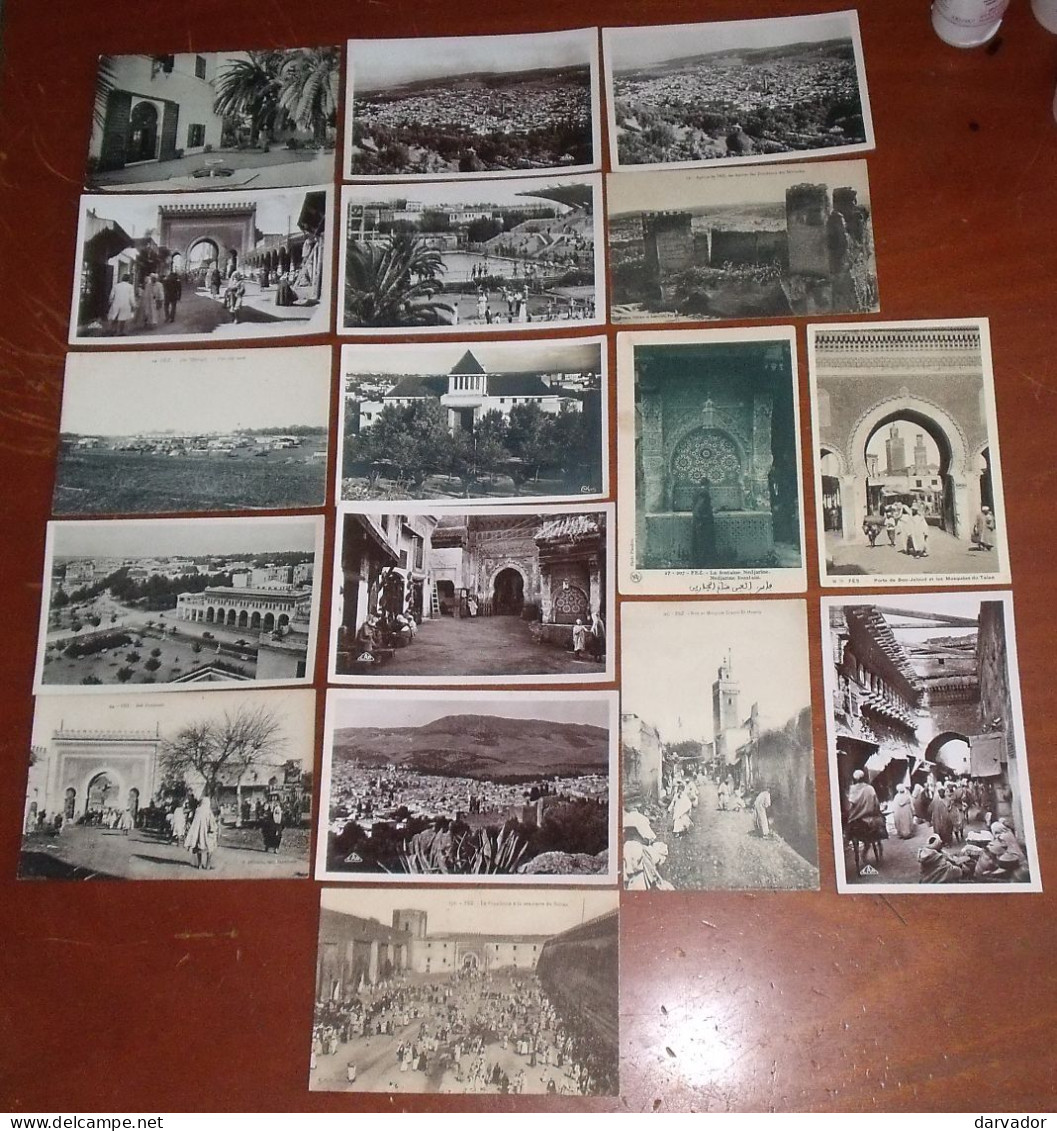 Lot De 17 Cartes Postales / Photos / Afrique / Maroc  ( Dans L'état )  TC32 - Collezioni E Lotti