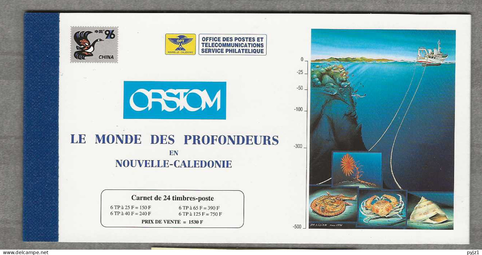 1996 MNH Nouvelle Caledonie Mi 1066-69 Booklet Postfris** - Booklets
