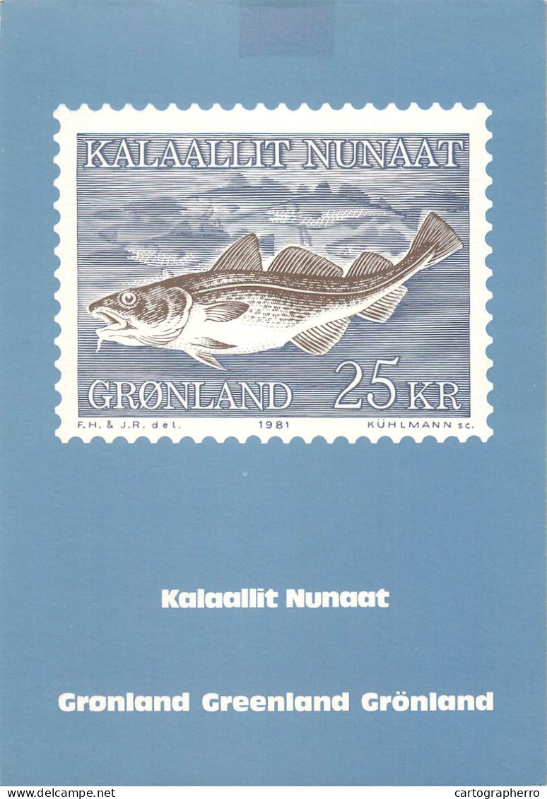 Postcard Greenland 25KR Stamp - Greenland