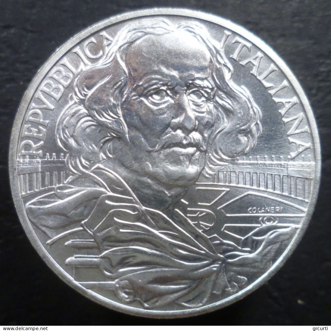 Italia - 1.000 Lire 1998 - 400° Nascita Gian Lorenzo Bernini - Gig# 477 - KM# 201 - 1 000 Liras