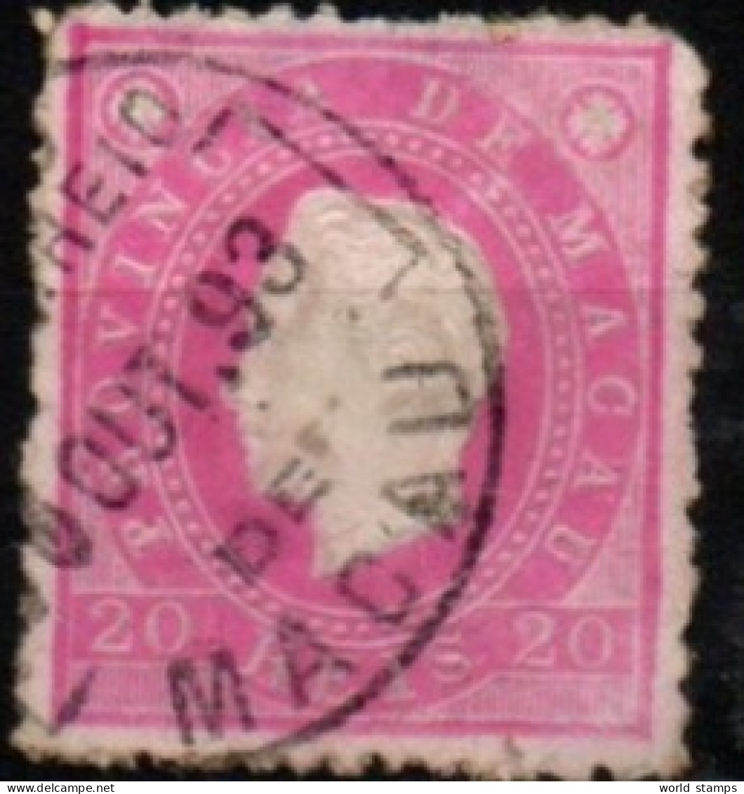 MACAO 1888 O DENT 12.5 - Used Stamps